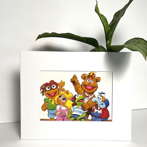 Muppets Vintage Wall Art 8 x 10 Matted unframed home decor