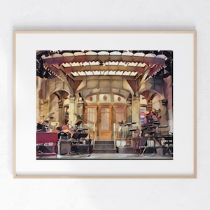 TV Show Stage Print 8 x 10 unframed home decor small gift