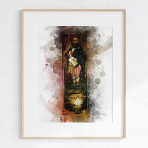 Haunted Mansion Portrait watercolor Print 8 x 10 unframed home Disney decor