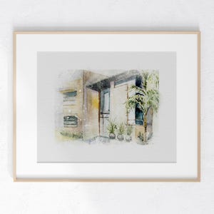 Modern Family Watercolor Print 8 x 10 unframed home decor small gift