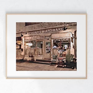 TV Show Diner Print 8 x 10 unframed home decor small gift