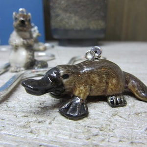 Exotic Porcelain Platypus Figurine Bookmark for Book Reader Gift