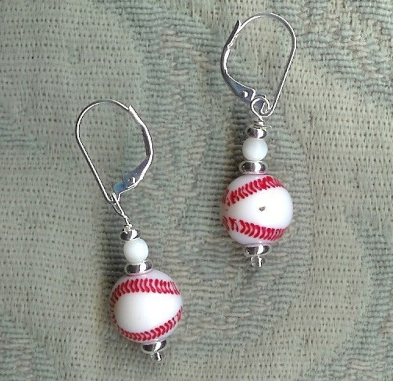 Baseball Earrings Baseball Gift I Can Pitch Them Your Way Etsy