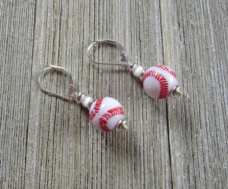 Baseball Earrings For Women Sport Game Accessories
