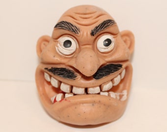 1980s Ugly Faces ANTHRAX NOT MAN Rubber Finger Puppet Tobar