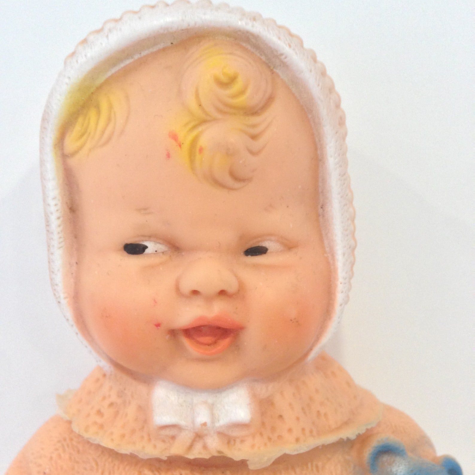 1958 Reliable Vintage Squeaky Squeaker Rubber Doll Snowsuit Etsy