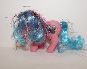 Vintage My Little Pony G1 Princess Primrose Tinsel Short Mane Tail Medallion