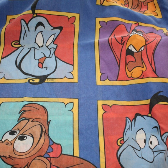 Disney Genie Aladdin Cloth Puff Magnet Franco Refrigerator 