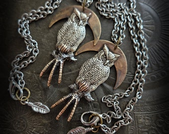 CLOSE-OUT-Owl Necklace