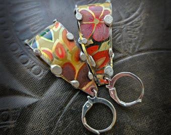 Tin Floral Hoops