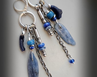 Blue Kyanite Gemstone Earrings