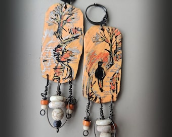 Walking Path Artisan Earrings