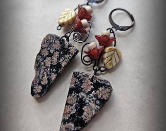 Jasper Gemstone Earrings