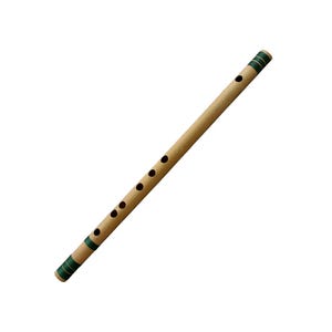 Handcrafted Bamboo Bansuri Flute – Hindustani C Scale, 18 Inch