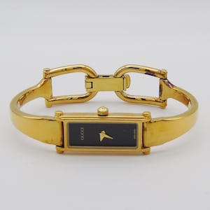 Gucci 1500L Gold Watch – Vintage Gucci Watch, Elegant Gold Tank Watch with Box