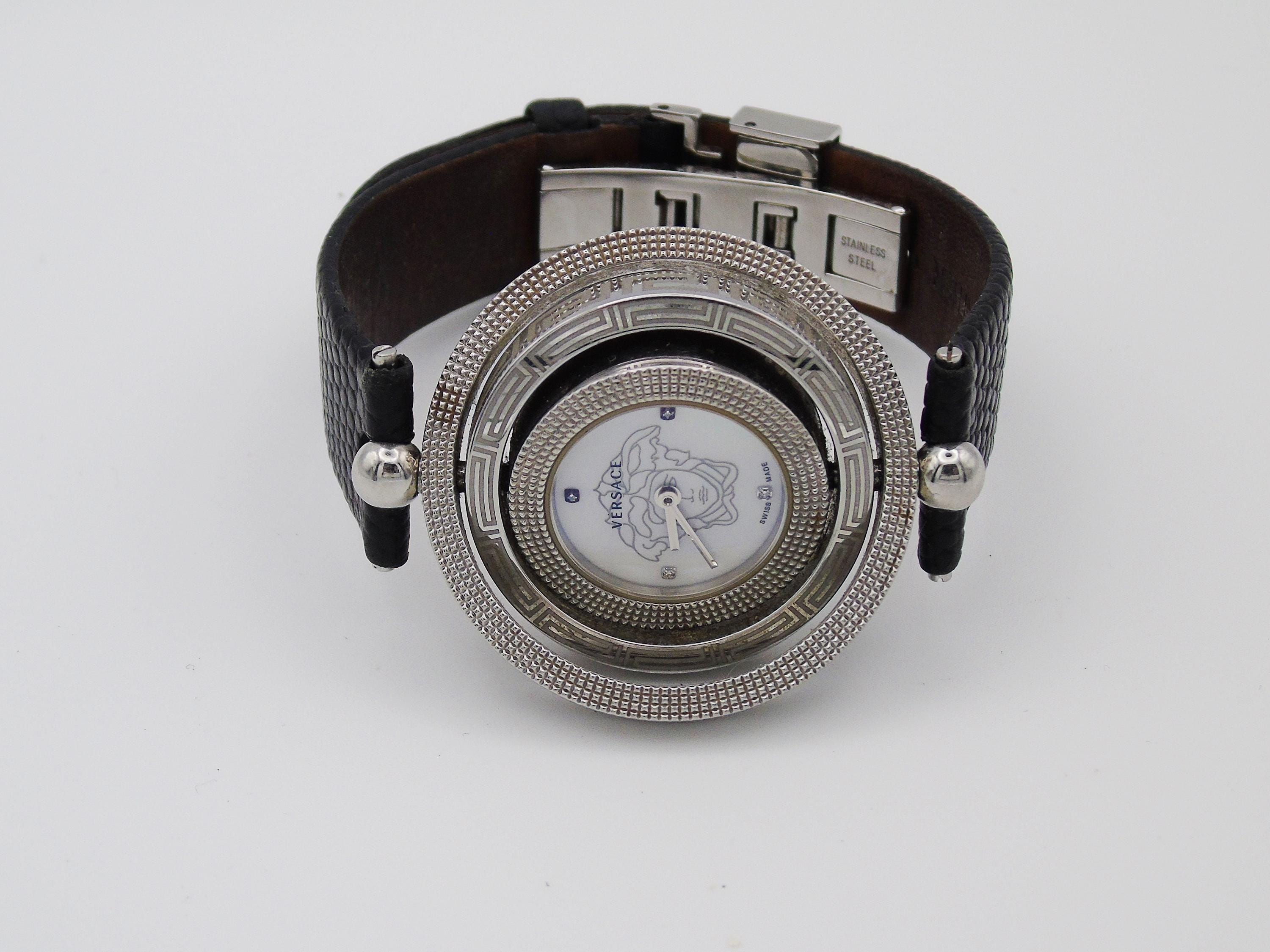 Versace EON Watch Mother of Pearl Medusa Dial - Designer 