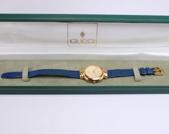 Gucci 5300J Watch - Gold Plated Quartz Wristwatch with Box G32