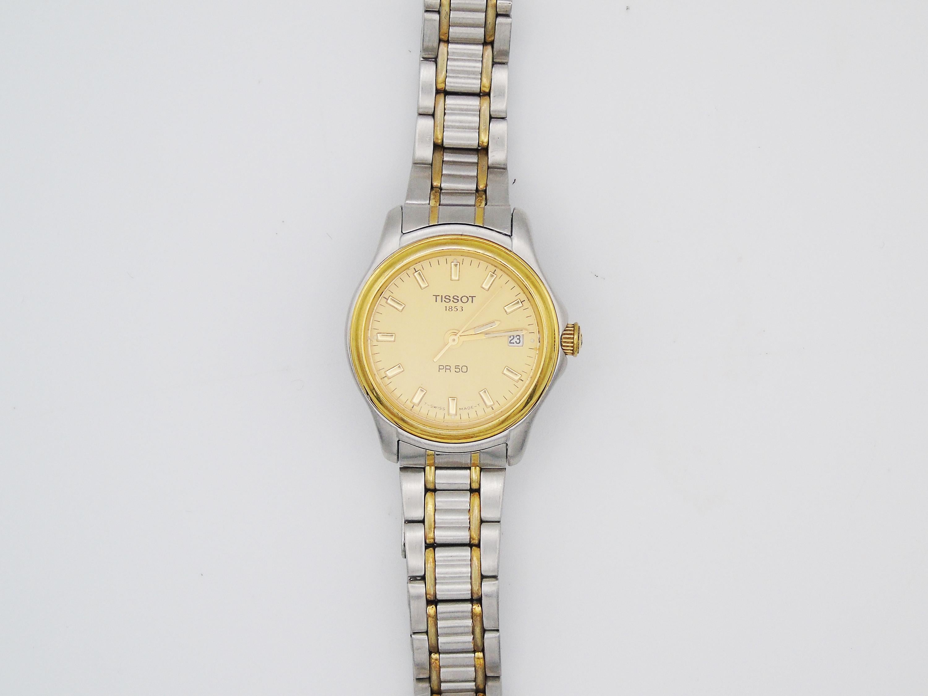 ゆう　TISSOT PR 50 自動巻き腕時計 HA-7257| ティソ TISSOT PR50 自動巻き 裏スケ