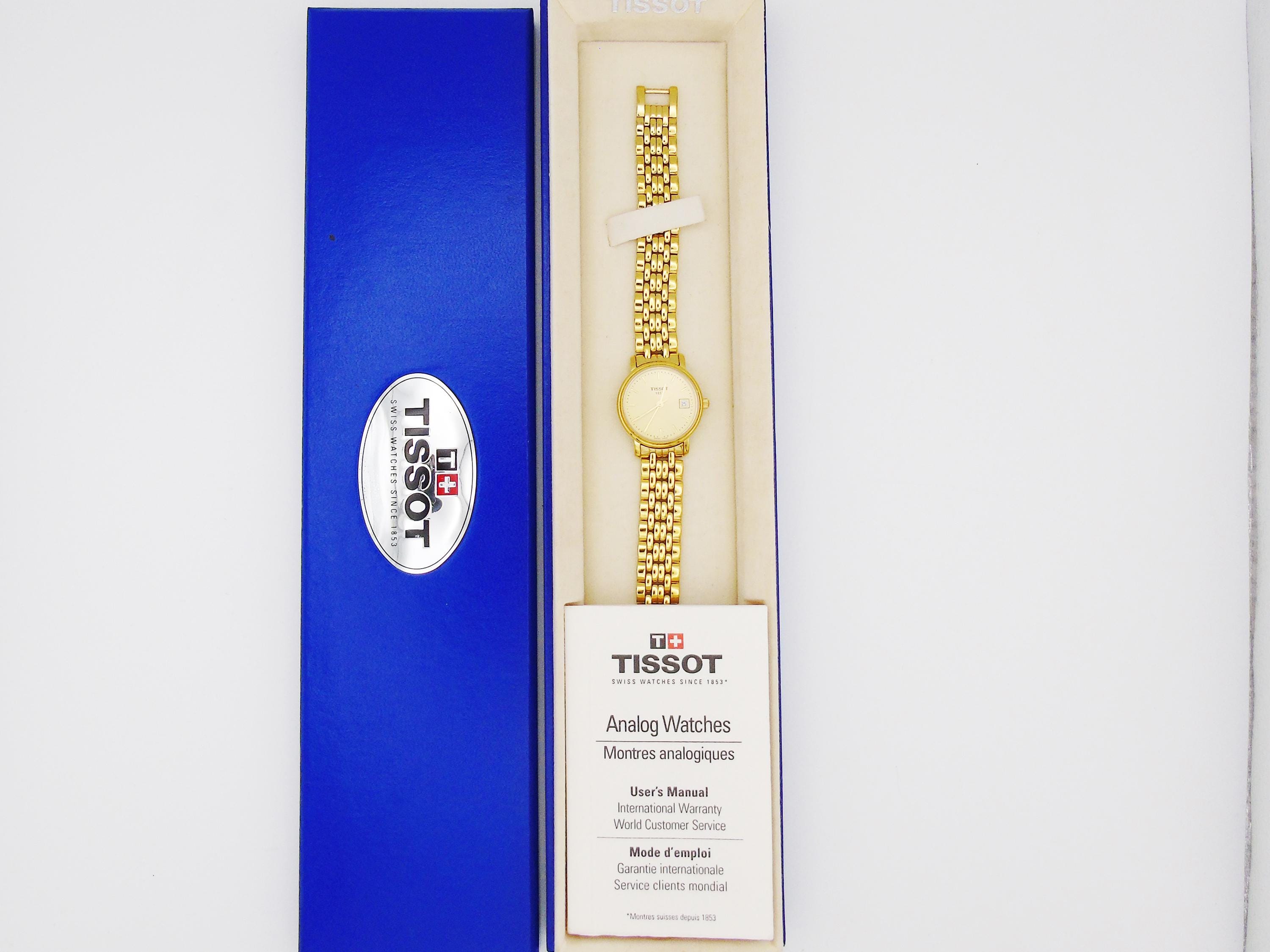 Vintage tissot gold womens watch - Etsy 日本