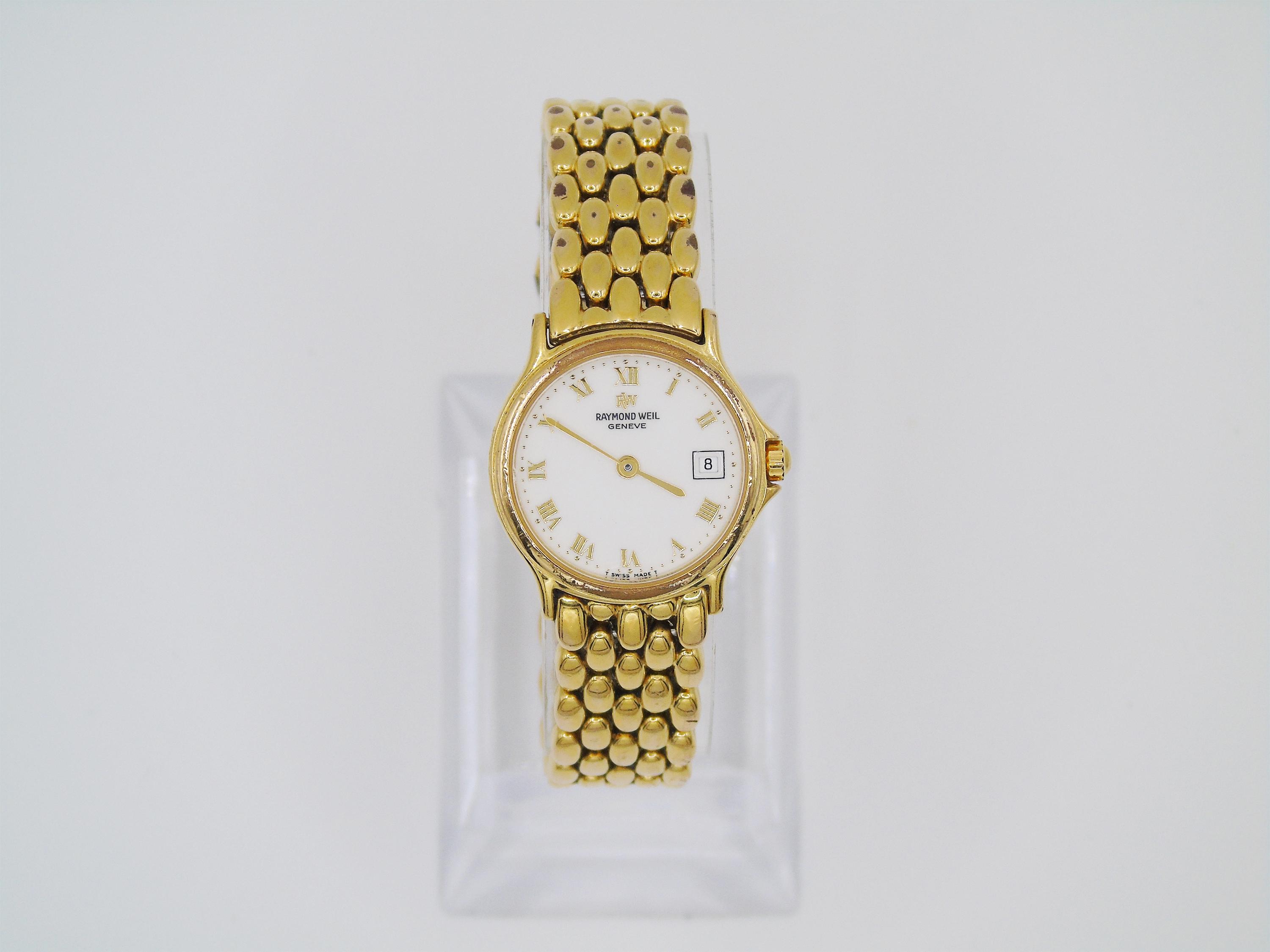 RAYMOND WEIL ゴールド Raymond Weil Watch Womens Gold Plated Elegant Small Gold