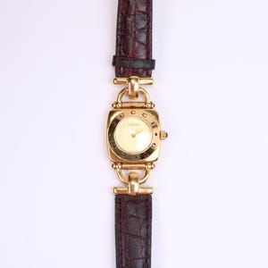 Gucci 4200L Ladies Gold Tank Watch – Rare Gold Dial, New Battery