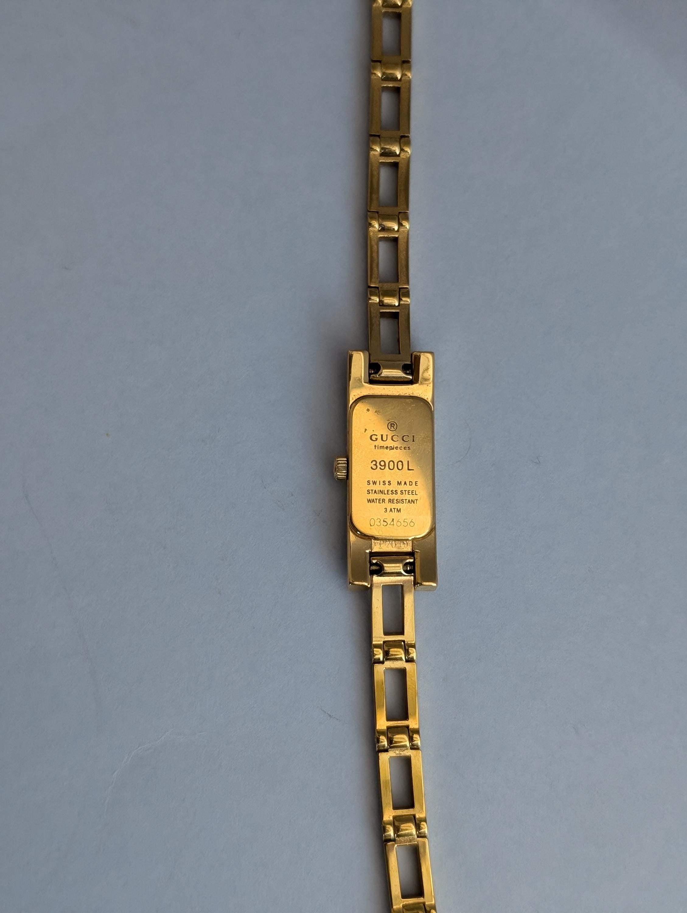 Gucci 3900L gold watch-stainless steel-water resistant GUCCI 3900L Gold Tone – Brand Name Gossip main image 4