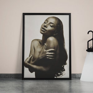Sade Adu Poster | Print Art Anime Canvas Movie Poster Picture Artwork Vintage Class Retro Portrait Gift for Home Decor Light Modern Cool