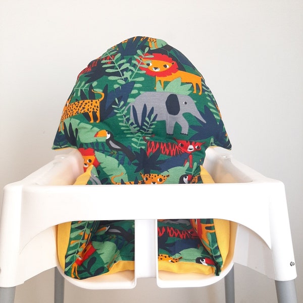IKEA Antilop High Chair Cushion Cover / Highchair Cover Ikea Antilop High Chair Support Pad, Cushion Cover, Comforter