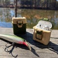 Fishing Tackle Box AirPods 1&2 Case - Outdoor Angler Edition - Secure Latch Design - Tackle Box - Fishing Lover - Bass fishing - Angler Gift