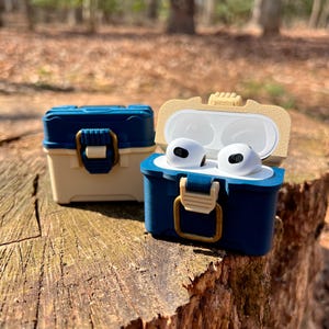 Fishing Tackle Box AirPods 3 Case - Outdoor Angler Edition - Secure Latch Design - Tackle Box - Fishing Lover - Bass fishing - Angler Gift