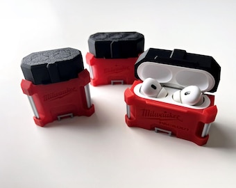 Milwaukee Packout Inspired AirPods Pro Case - Miniature Toolbox Design -  AirPods Pro 2 Case - AirPods 2gen / 3gen / Pro 1/2 Case