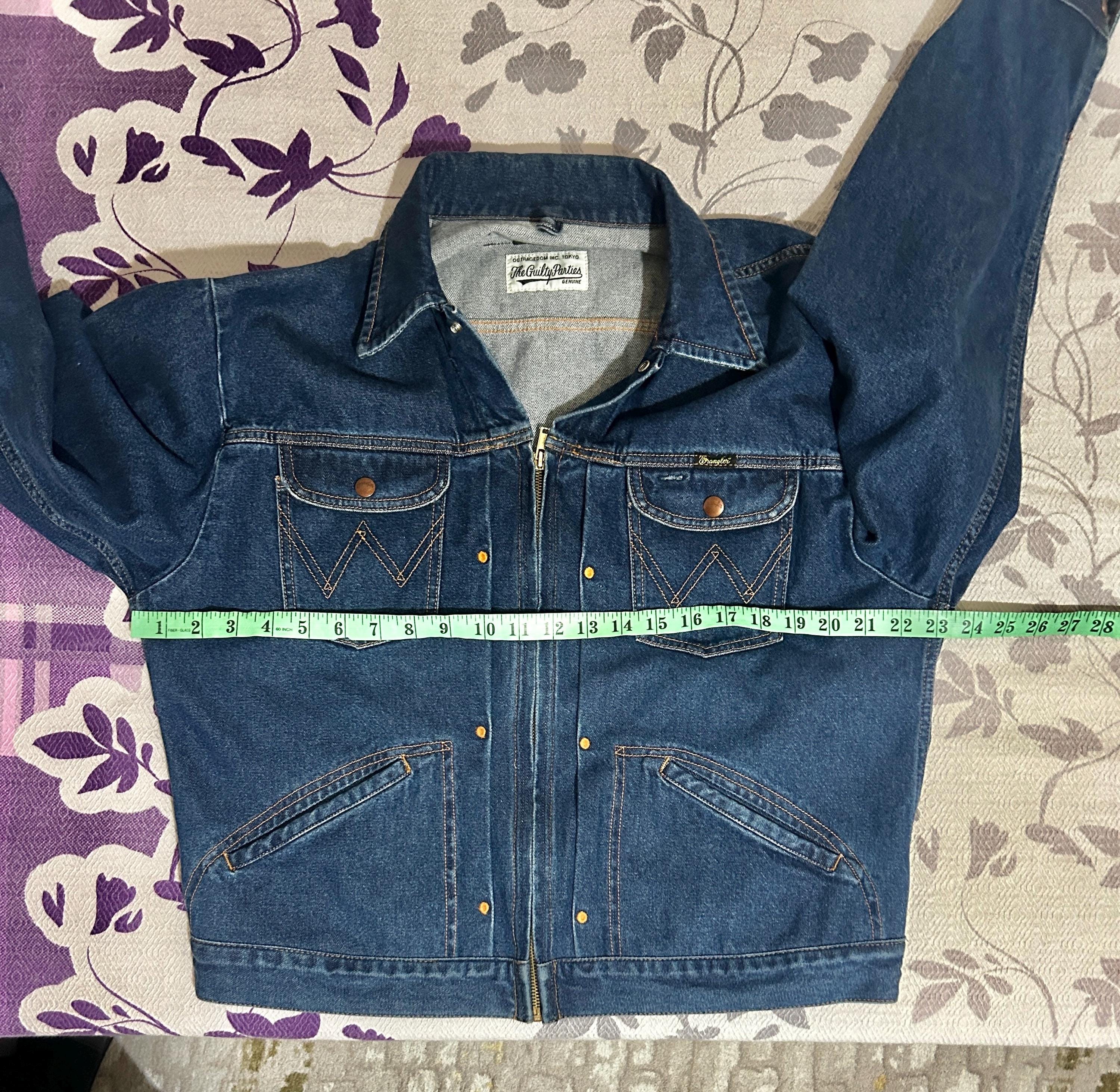 Wrangler Blue Bell Denim Jacket - Etsy Wrangler Blue Bell Denim Jacket - Etsy