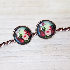 Rose earrings, Stud earrings, Stainless Steel, Hypoallergenic, Gift for her, Mother&#39;s Day