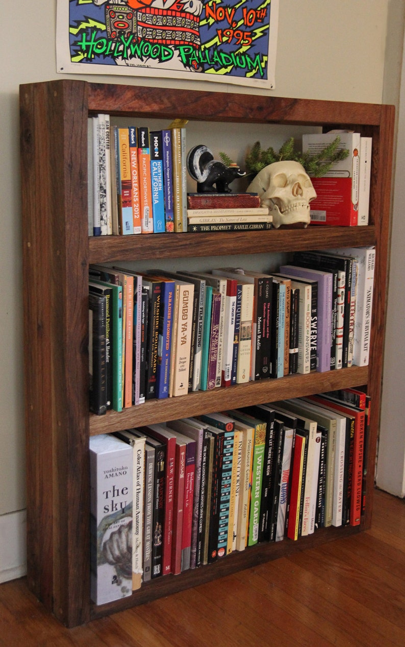 Bespoke Hardwood Bookcase in Reclaimed Fishtail Oak FREE Etsy