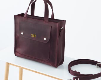 Besace en cuir, sacoche pour ordinateur portable personnalisée, sac à main pour femme, sac de bureau, sac de travail en cuir, cartable en cuir, porte-documents en cuir, sac à bandoulière