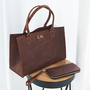 Large Leather Tote Bag For Women, Extra Large Shoulder Bag For Shopping, Weekender Tote For Travel, Woman Work Bag, Travel Shoulder Bag