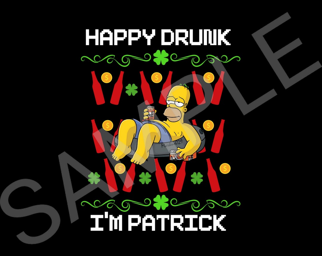 homer simpson beer st patricks day