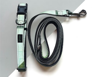 Reflective Dog Leash and Collar Set, Pet Leash, Matching Set, Xmas Gift Idea
