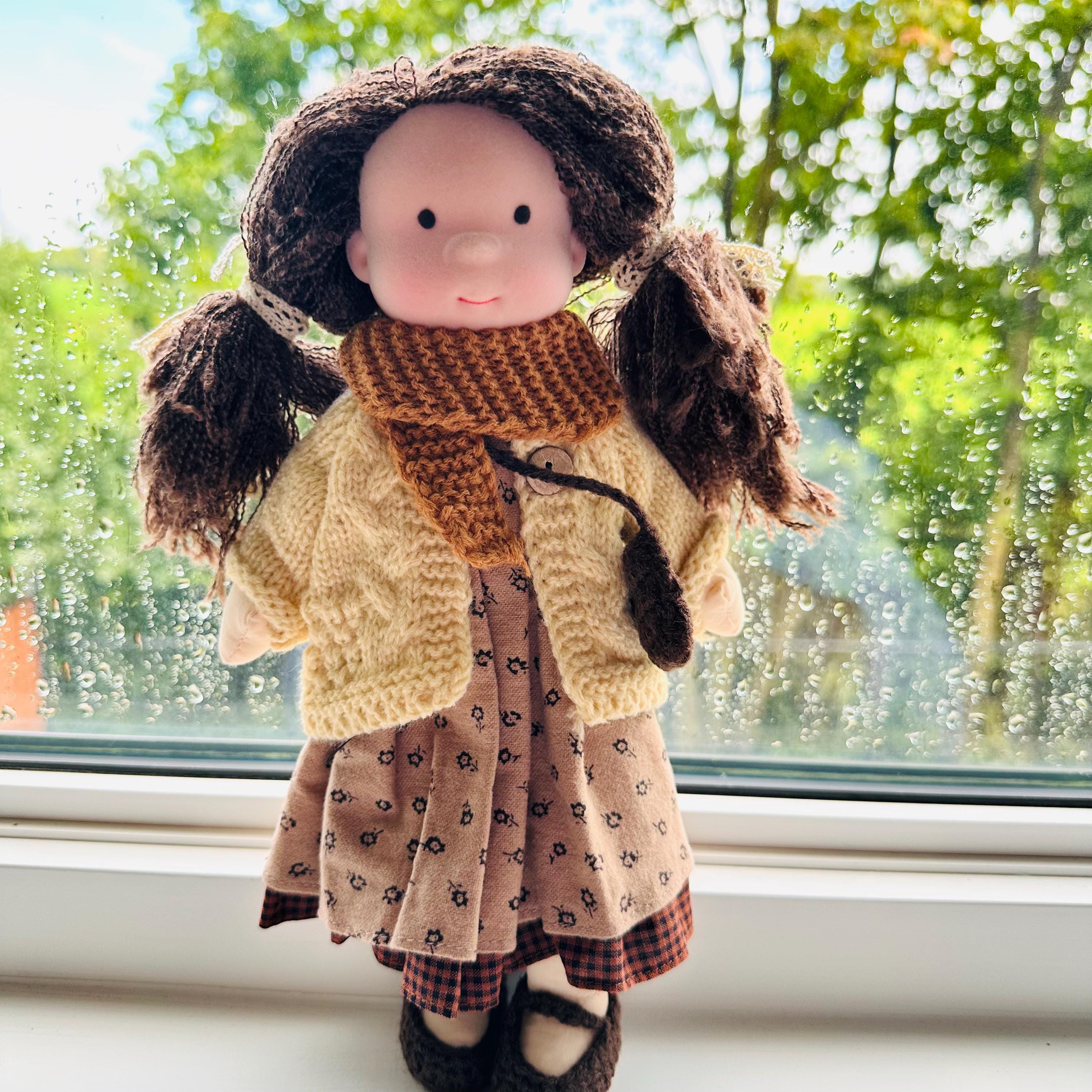 Personalized Rag Doll Unique Birthday Gift For Girl Handmade Perfect Gift Customized Waldorf Doll with Exquisite Box Birthday Gift 12 inch