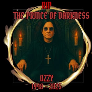 The Prince of Darkness Shirts, Ozzy Osbourne Shirts,  Rock N&#39; Roll Apparel, Ozzy Tribute Shirts, Gothic Rock Star Shirts