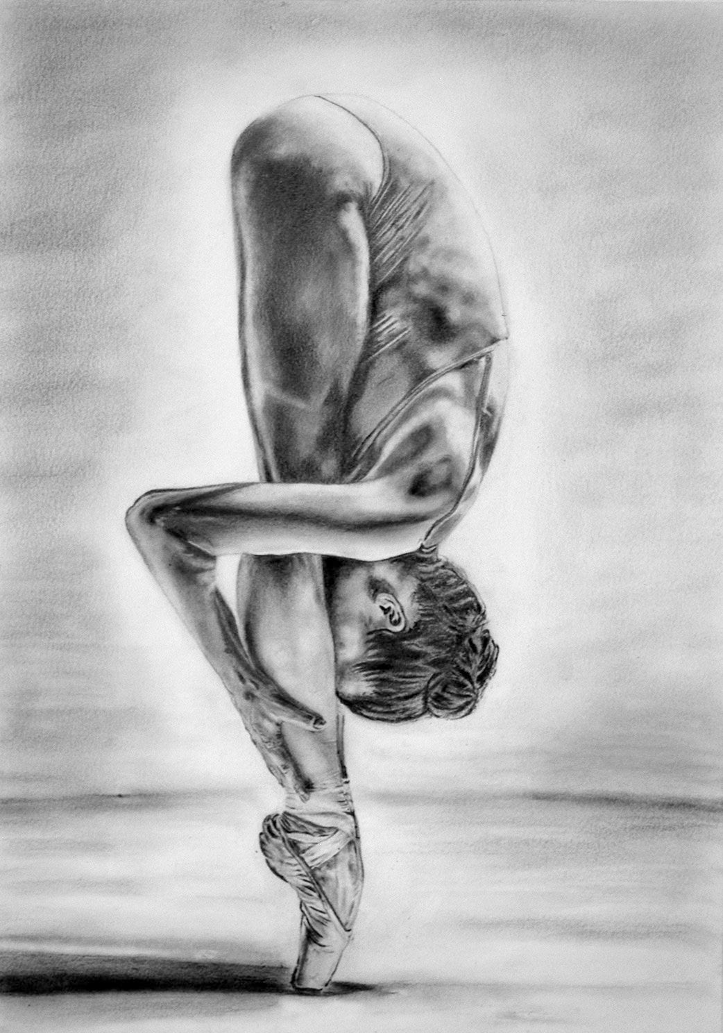 Original Graphite Pencil Drawing of ?? Ballerina - Etsy