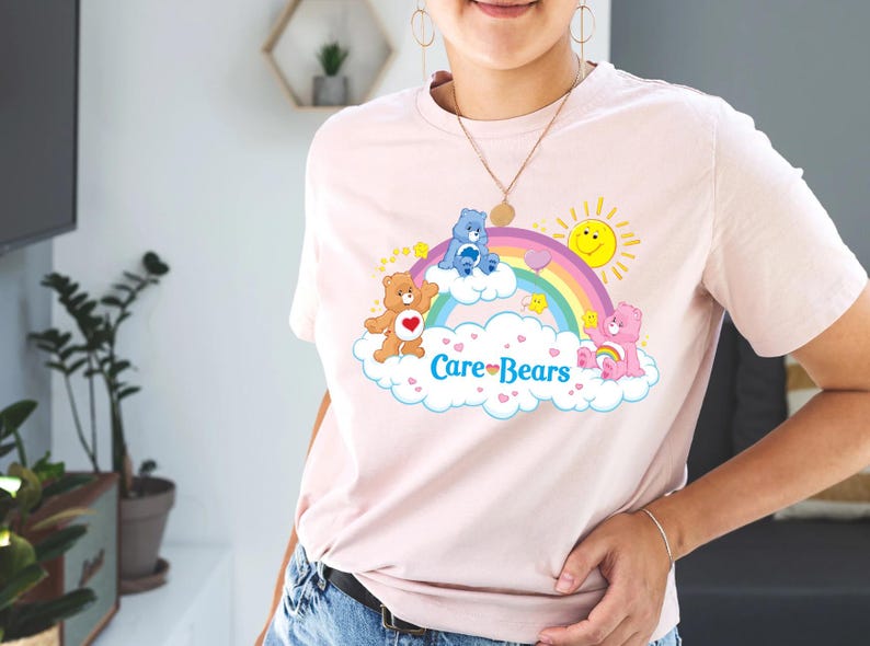 Care Bears Svg, Care Bears Png, Born To Care Svg, Born To Care Png, Care Bears Clipart, Nobody Cares Like a Bear SVG, Care Bears Sublimation image 4