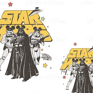 Star Wars Png, Star Wars pdf, Mouse Star Wars Png and pdf, Star Wars Clipart, Darth Vader Png and pdf, Instant Download, Mouse Png, ONLY PNG
