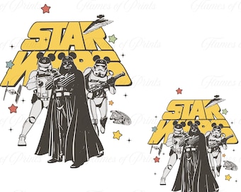 Star Wars Png, Star Wars pdf, Mouse Star Wars Png and pdf, Star Wars Clipart, Darth Vader Png and pdf, Instant Download, Mouse Png, ONLY PNG