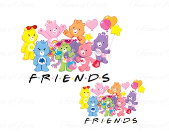 Care Bears Png, Care Bears Png, Born To Care Png, Born To Care Png, Care Bears Clipart, Nobody Cares Like a Bear Png, Care Bears Sublimation