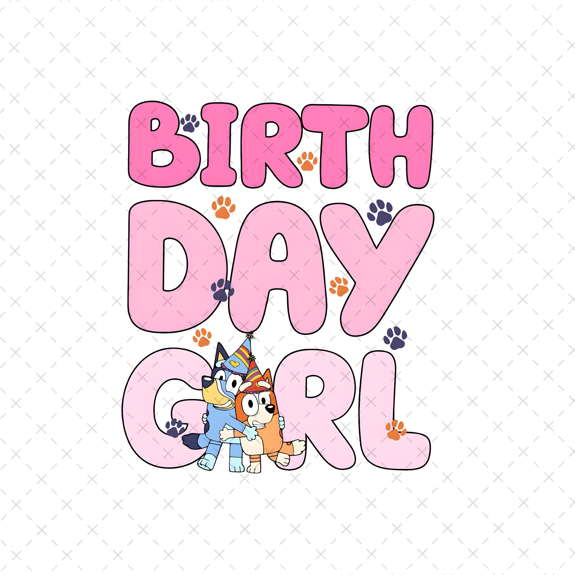 Bluey Birthday Girl Png, Bluey Birthday PNG, Bluey Party Png, Bluey ...
