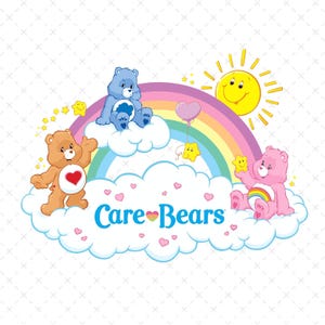 Care Bears Svg, Care Bears Png, Born To Care Svg, Born To Care Png, Care Bears Clipart, Nobody Cares Like a Bear SVG, Care Bears Sublimation