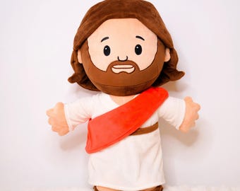 Peluche Vierge Marie 30 Cm – Poupée Religieuse En Coton PP, Douce, Pour Enfant, Cadeau De Baptême, Pâques, Noël