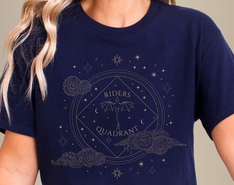 Fourth Wing T-Shirt Dragon Shirt Onyx Storm Basgiath Dragon Riders Quadrant Shirt Violet Sorrengail Xaden Riorson Fantasy Book Reader Tee