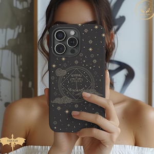 Custodia per iPhone Fourth Wing Dragon Riders Quadrant Basgiath Onyx Storm Idea regalo per fan di Fourth Wing iPhone 15 Pro Max iPhone 14+ Fantasy Book